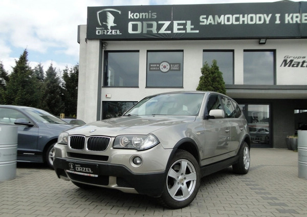 BMW X3 cena 22900 przebieg: 276342, rok produkcji 2007 z Sławno małe 301